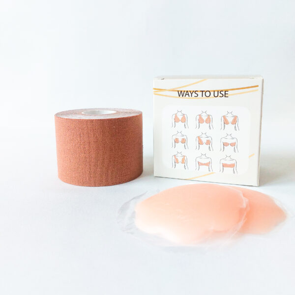 Boob Tape Bronze + Siliconen pads