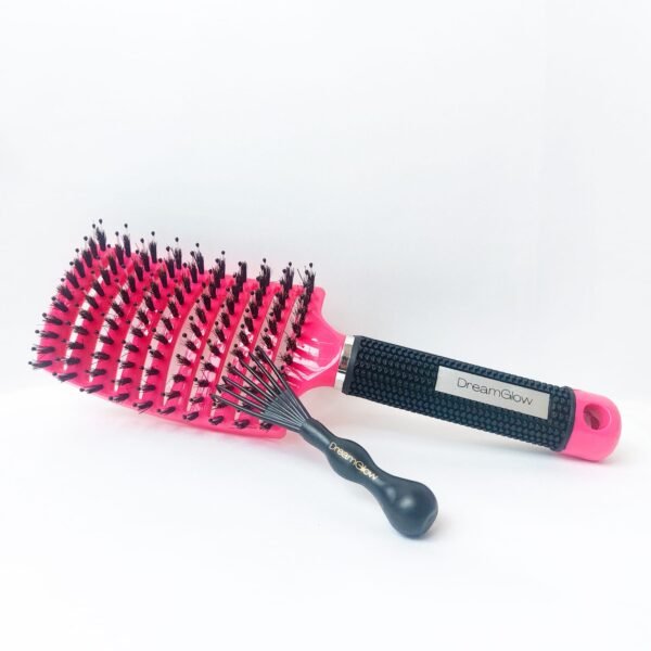 Bundel Antiklit Haarborstel - Fuchsia
