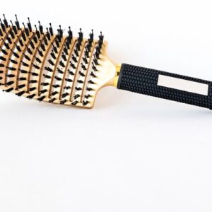 DreamGlow Anti-klit Haarborstel – Detangle Brush – Goud Zwart