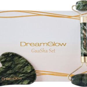 DreamGlow Gezichtsroller & Gua Sha Set – Jade