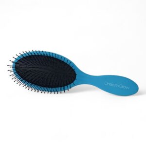 DreamGlow Classic Oval Detangler Brush – Blauw