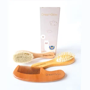 DreamGlow Baby Cadeauset in giftset detailopname van het materiaal