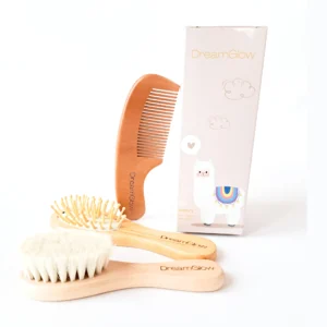 DreamGlow Baby Cadeauset in giftset in gebruik getoond