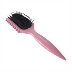 DreamGlow CurlFlex Krulborstel in roze van opzij gezien
