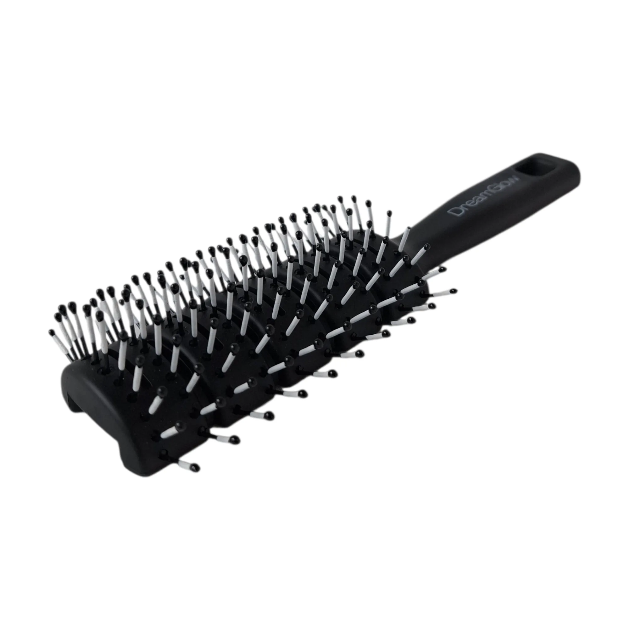 DreamGlow FlexFlow Vent Brush in zwart medium op neutrale achtergrond