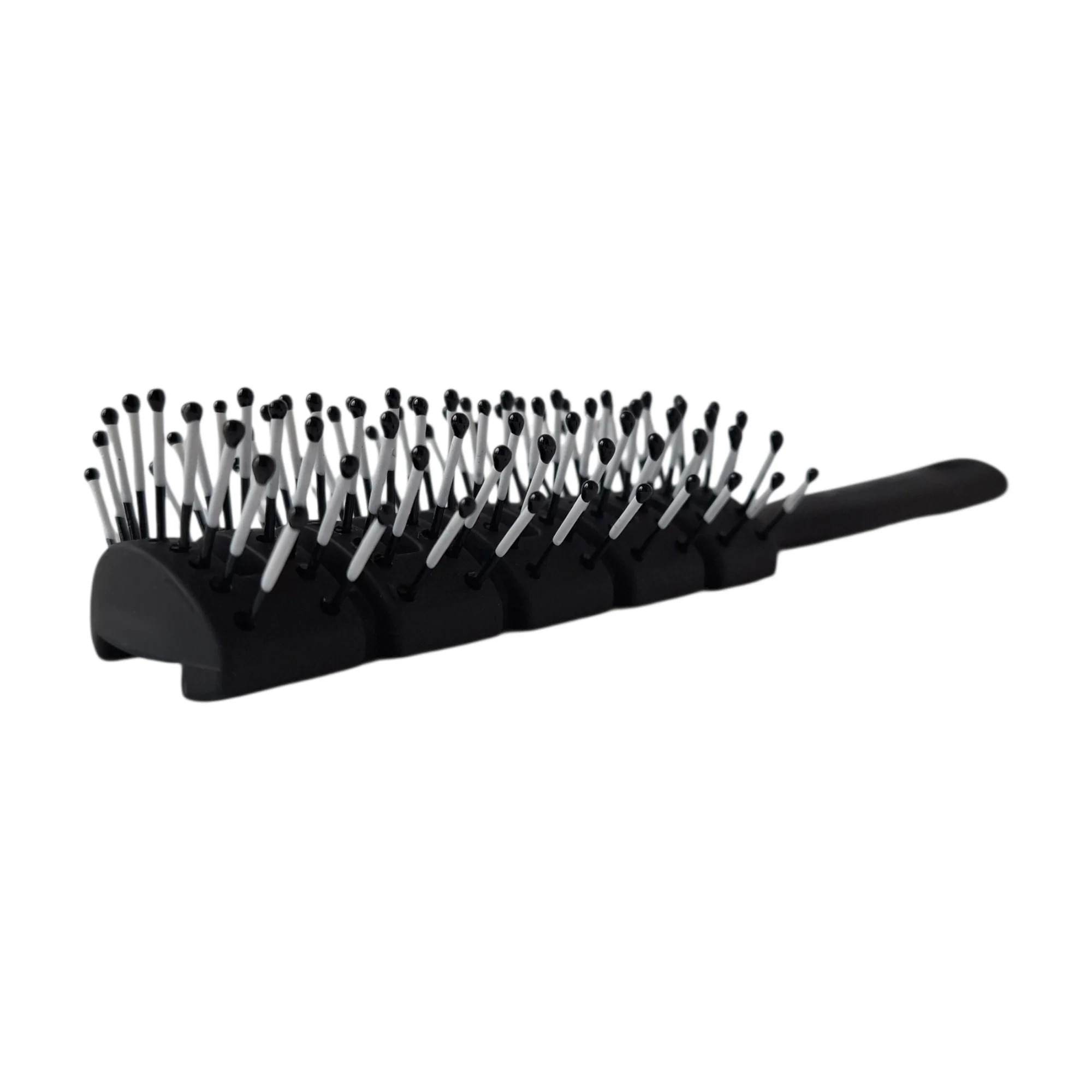 DreamGlow FlexFlow Vent Brush in zwart small detailopname van het materiaal