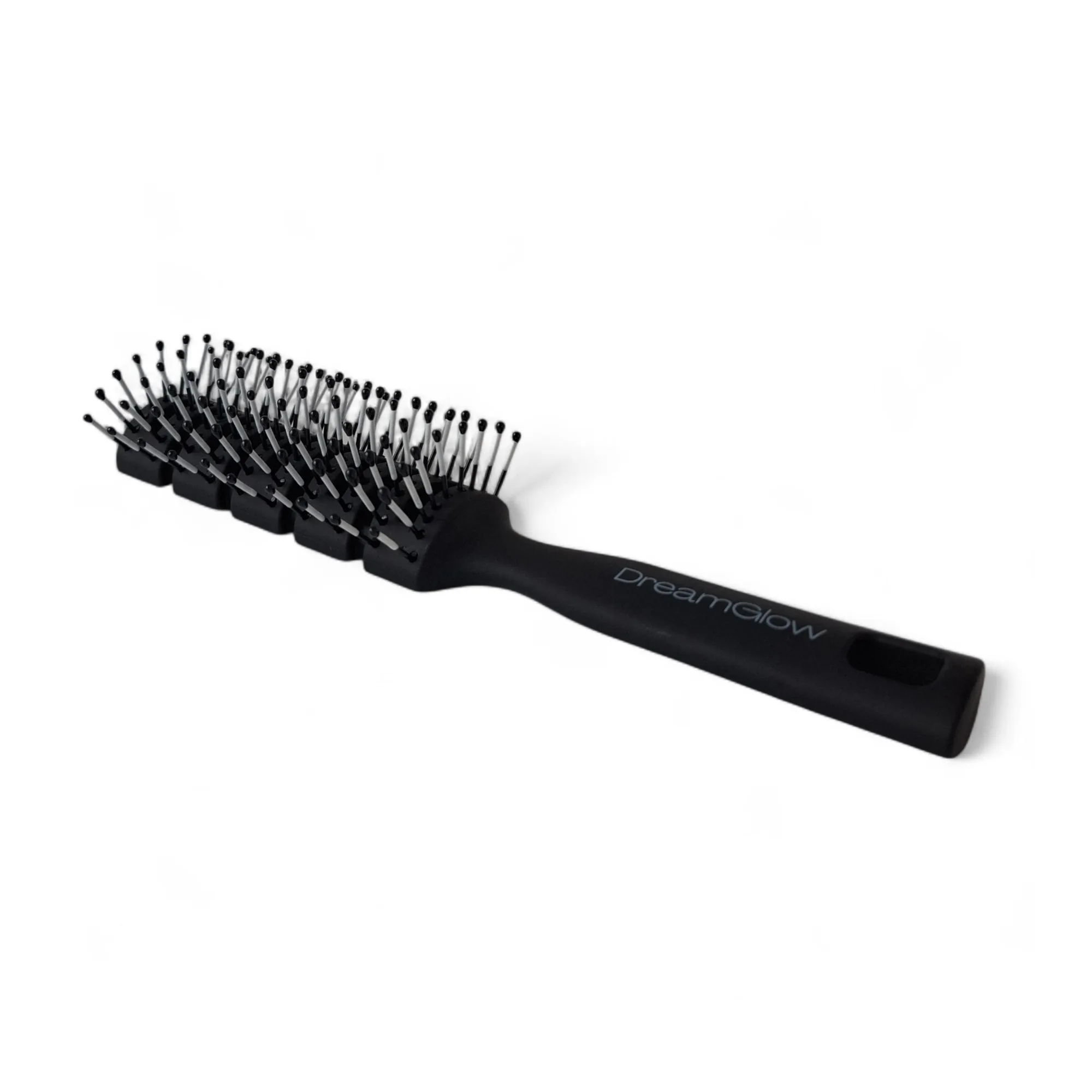 DreamGlow FlexFlow Vent Brush in zwart small in gebruik getoond