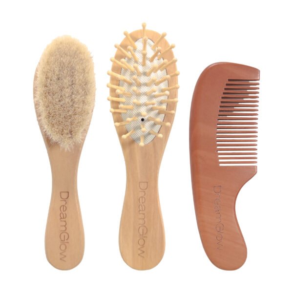 DreamGlow Baby cadeauset – de drie delen naast elkaar