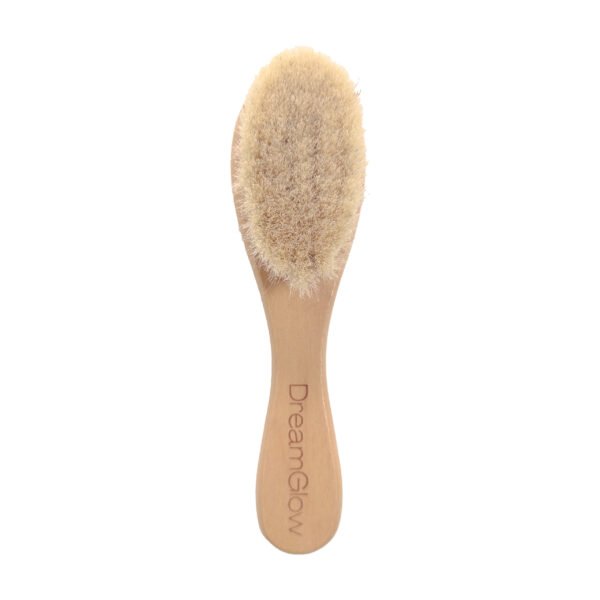 DreamGlow Baby cadeauset – babyborstel met geitenhaar
