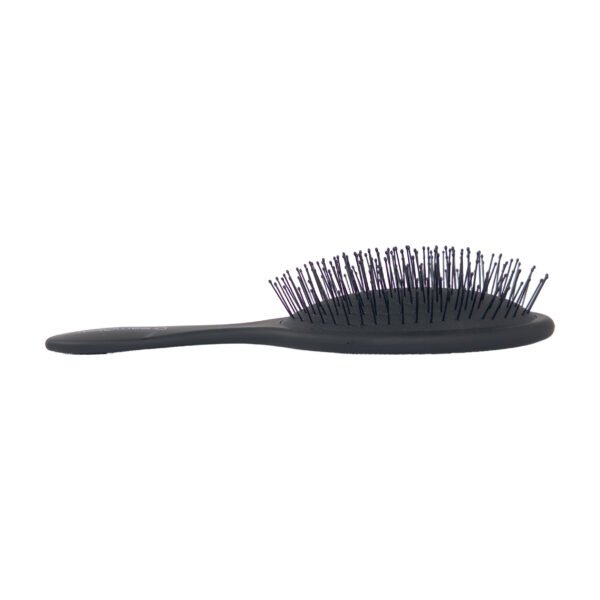 DreamGlow Classic Oval Detangler Brush Zwart – zijaanzicht