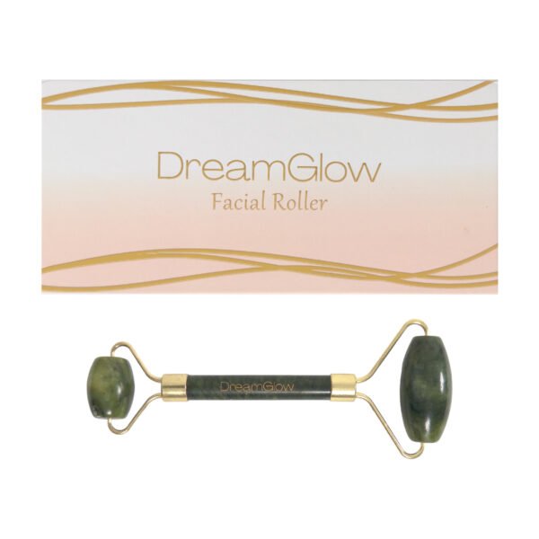 DreamGlow Gezichtsroller Jade – met geschenkdoos