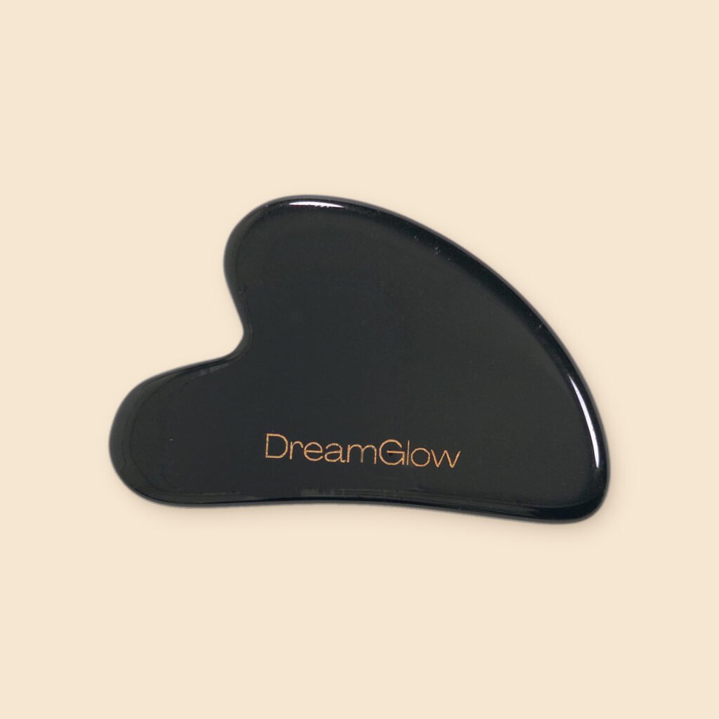 DreamGlow Gua sha Obsidiaan – vooraanzicht