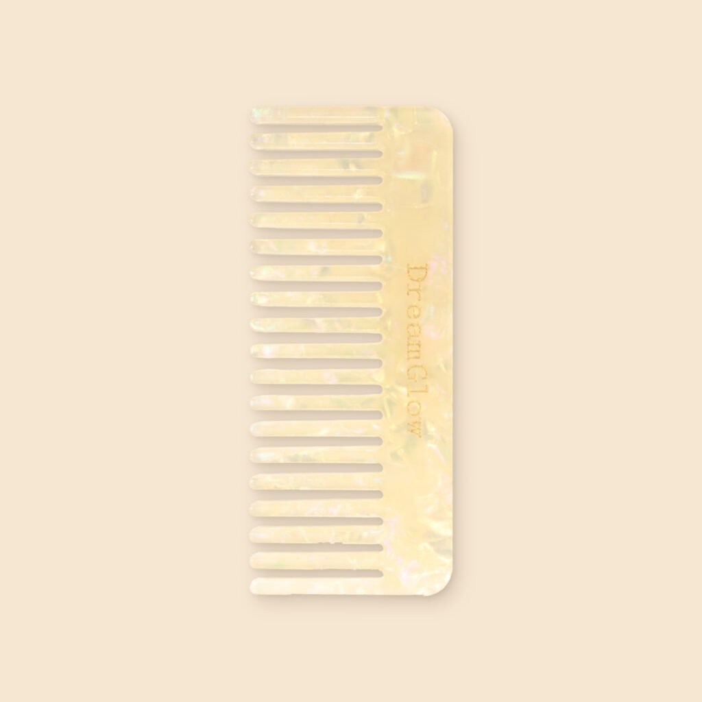 DreamGlow Kam in marmerlook Wit – kam
