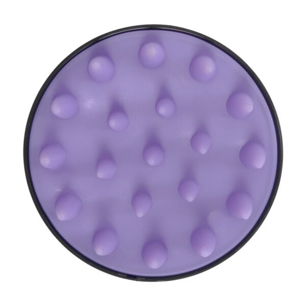 DreamGlow Scalp Massager Klassiek Zwart/paars – noppen van bovenaf