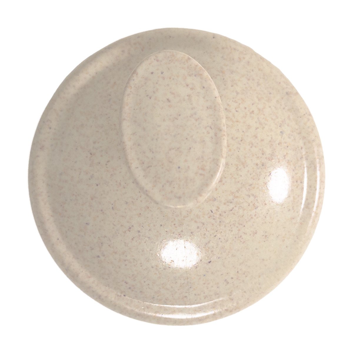 DreamGlow Scalp Massager Tarwestro Beige – achterkant met ovale greep